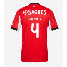 Pánské fotbalový oblečení Benfica Antonio Silva #4 Domácí košile 2025-26 Krátkým Rukávem